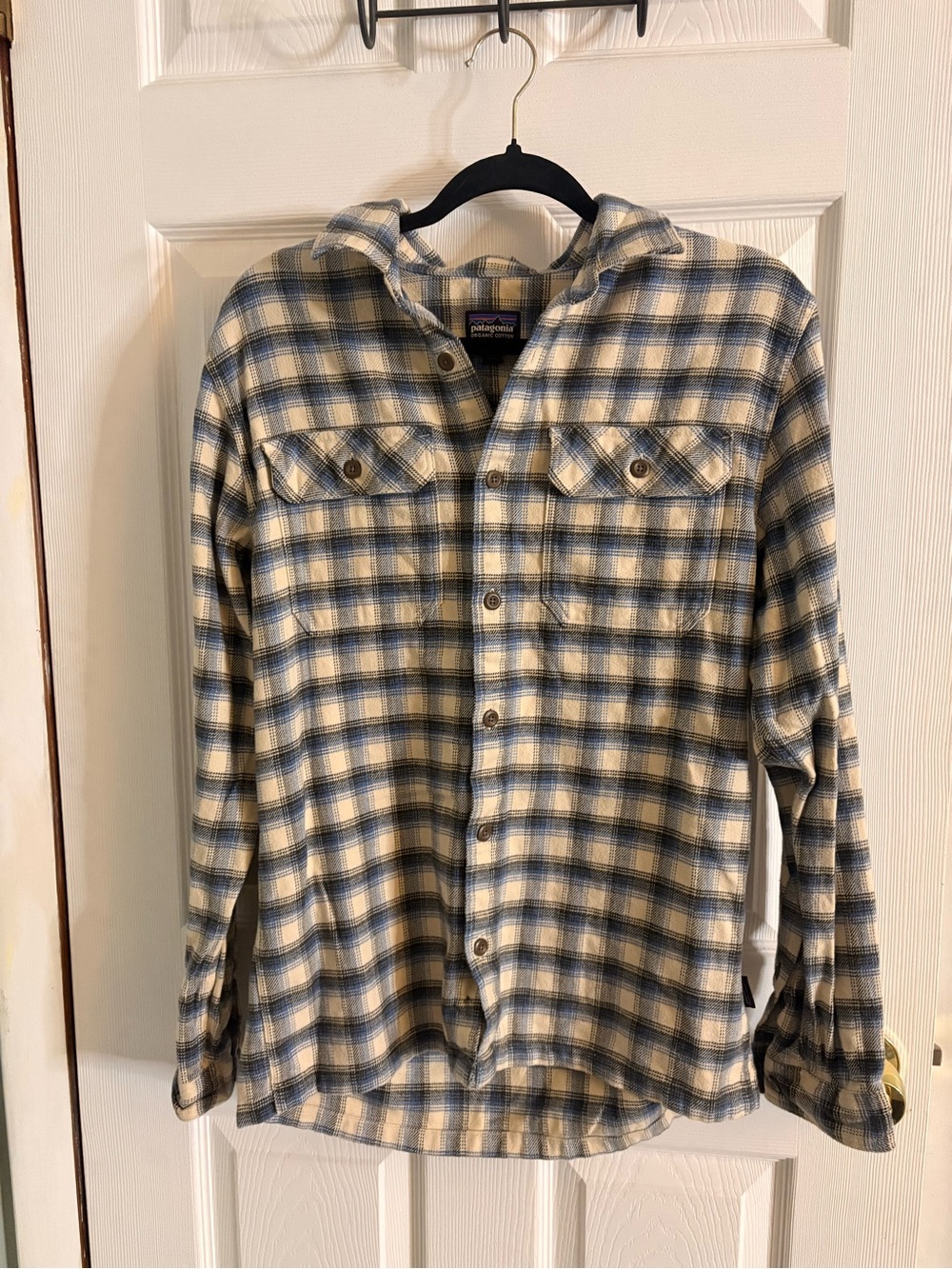 Men’s Patagonia Long Sleeve Fjord Flannel Shirt Sz Small